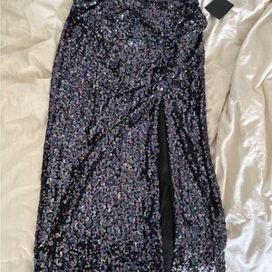 Lulu’s Sequin Multicolor Skirt